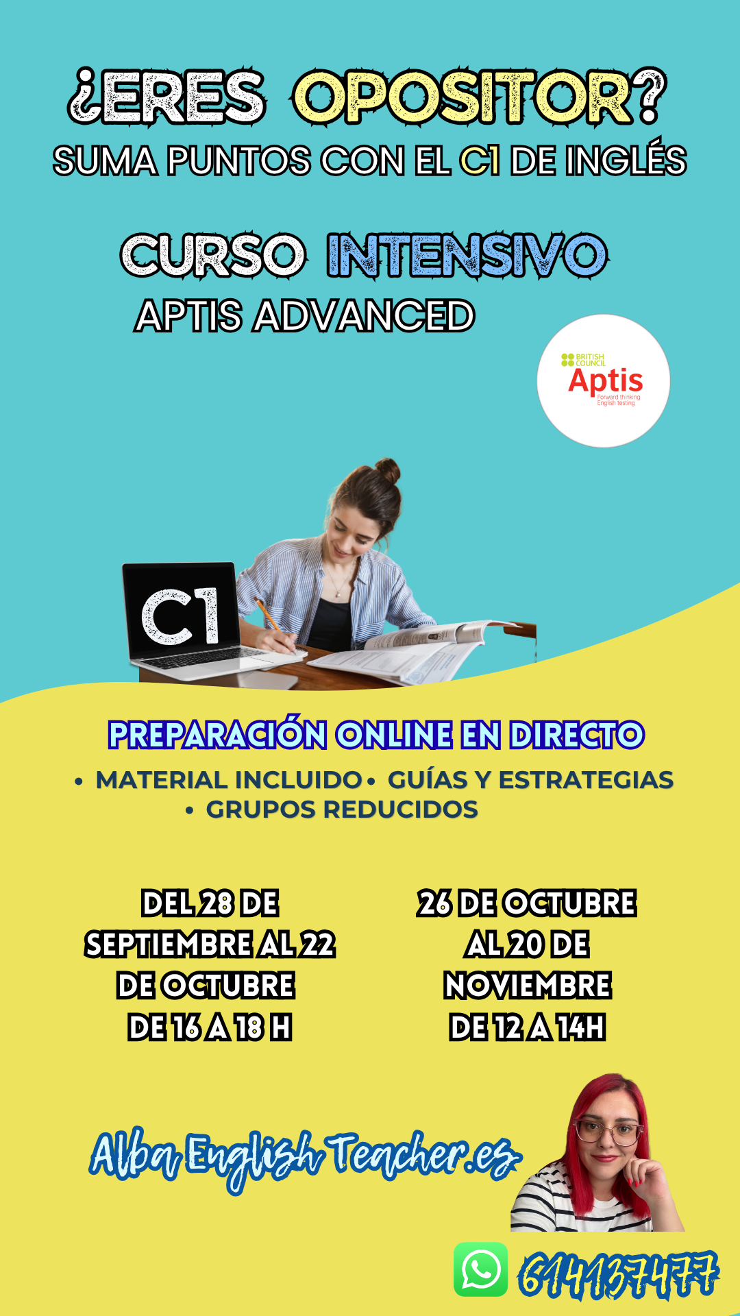 Curso online de inglés C1 Aptis Advanced